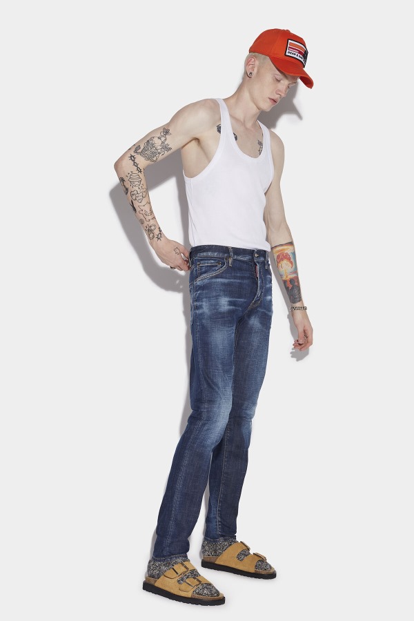 Dark Clean Wash Cool Guy Jeans