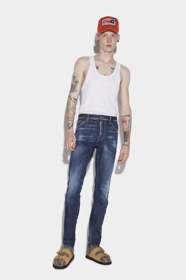 Dark Clean Wash Cool Guy Jeans
