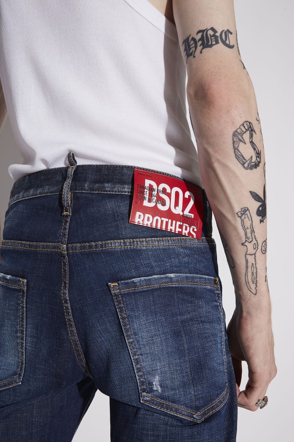 Dark Clean Wash Cool Guy Jeans