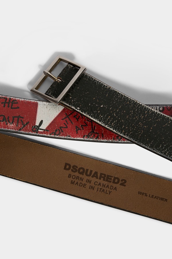 Canadian Flag Belt