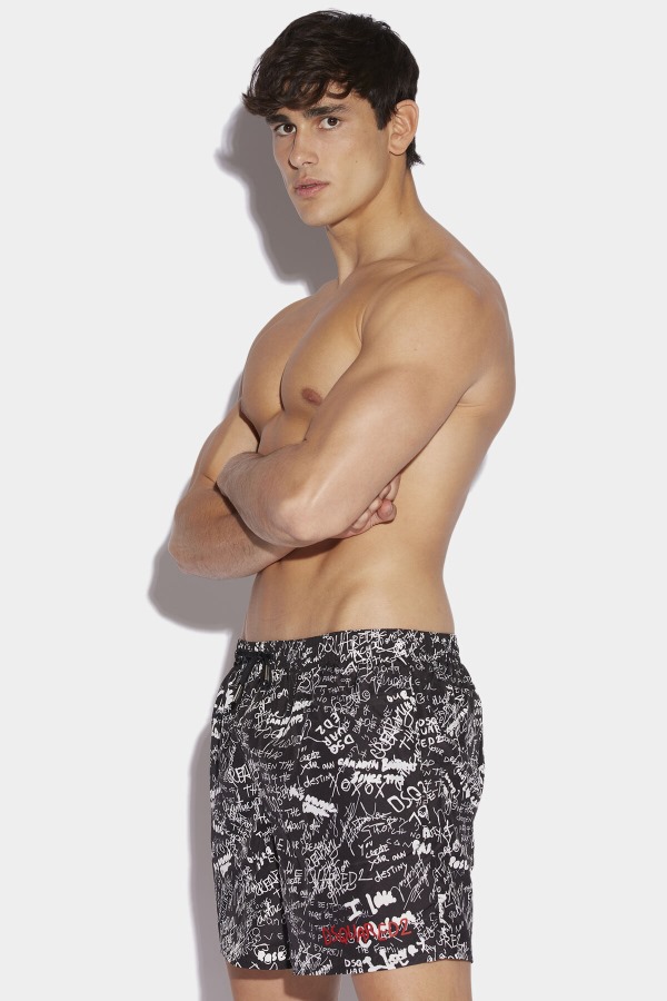 Scribbles Midi Boxer