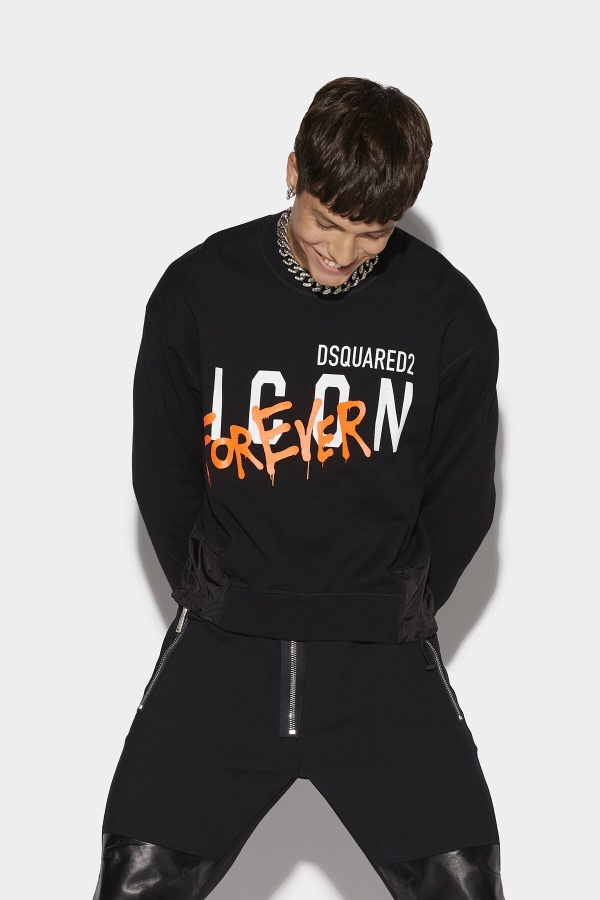 Icon Forever Sweatshirt WHITE/BLACK