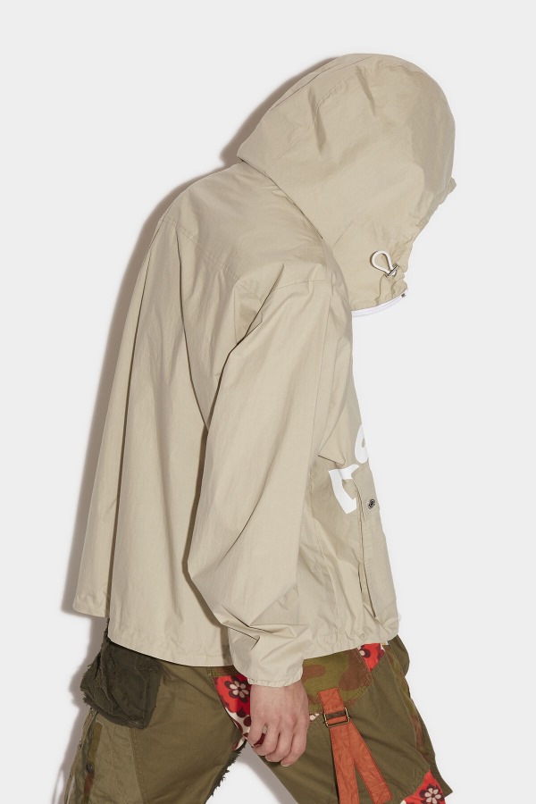 Big Logo Windbreaker LILAC/STONE