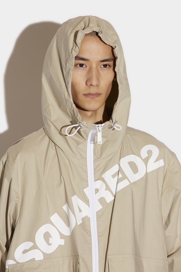Big Logo Windbreaker LILAC/STONE