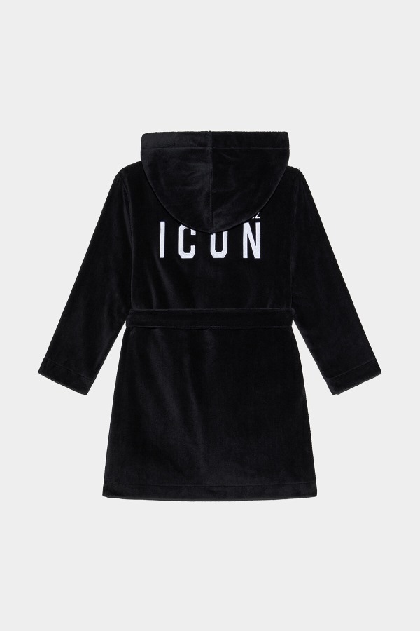 D2Kids Icon Robe WHITE/BLACK