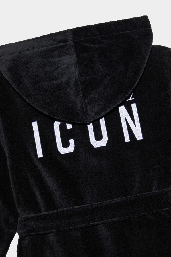 D2Kids Icon Robe WHITE/BLACK