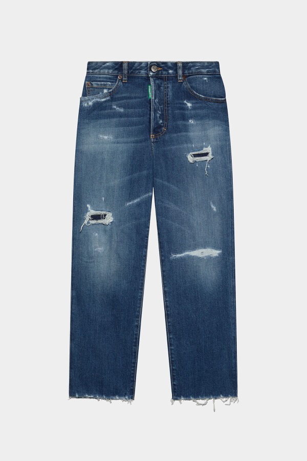 Green Tab Partially Organic Cotton Boston Jeans NAVY BLUE