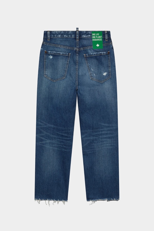Green Tab Partially Organic Cotton Boston Jeans NAVY BLUE