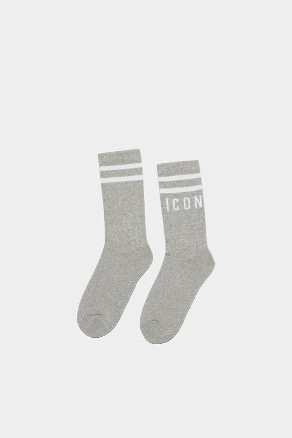 D2Kids Socks WHITE/GREY MELANGE