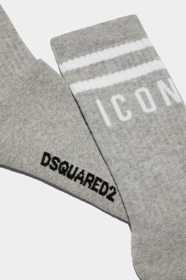 D2Kids Socks WHITE/GREY MELANGE