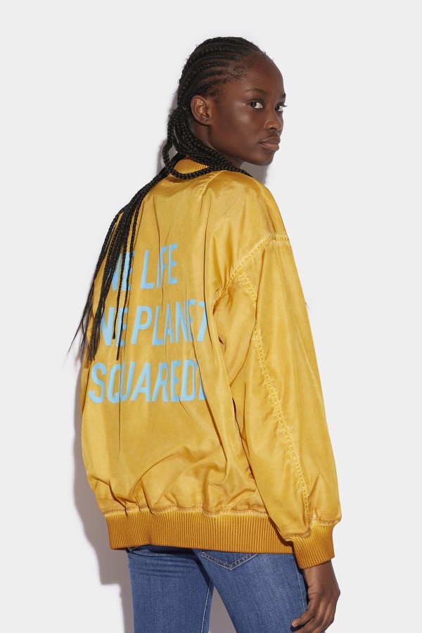 One Life Recycled Nylon Oversized Bomber