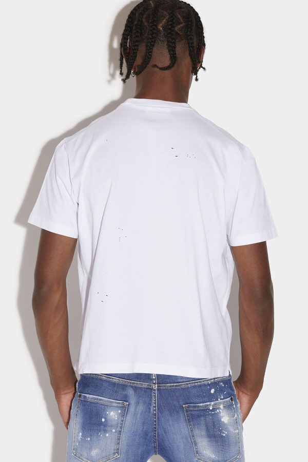 Click Leaf Box T-Shirt WHITE