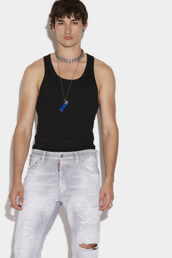 Piranha Grey Denim Wash Cool Guy Jeans