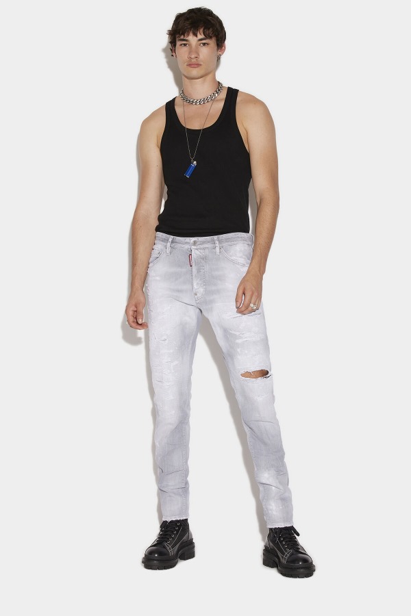 Piranha Grey Denim Wash Cool Guy Jeans