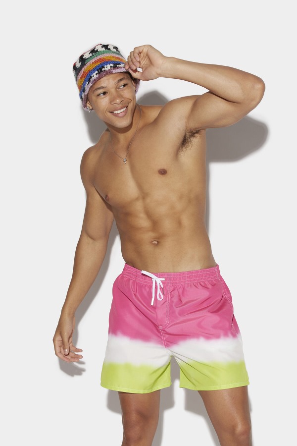 Tie-Dye Midi Swim Boxer