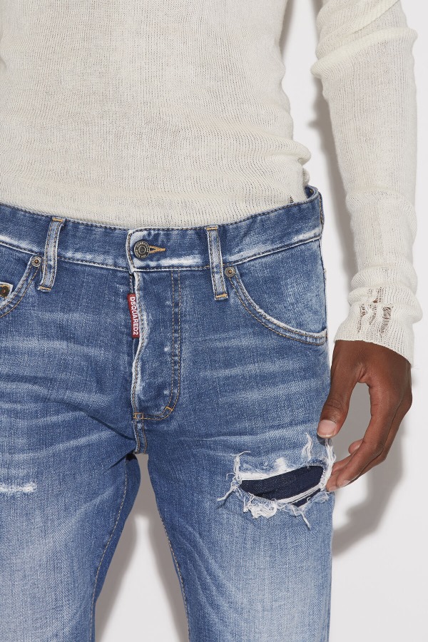Medium Broken Wash Skinny Dan Jeans