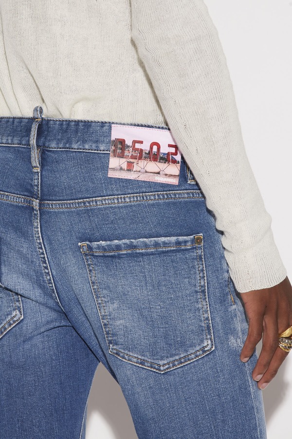 Medium Broken Wash Skinny Dan Jeans