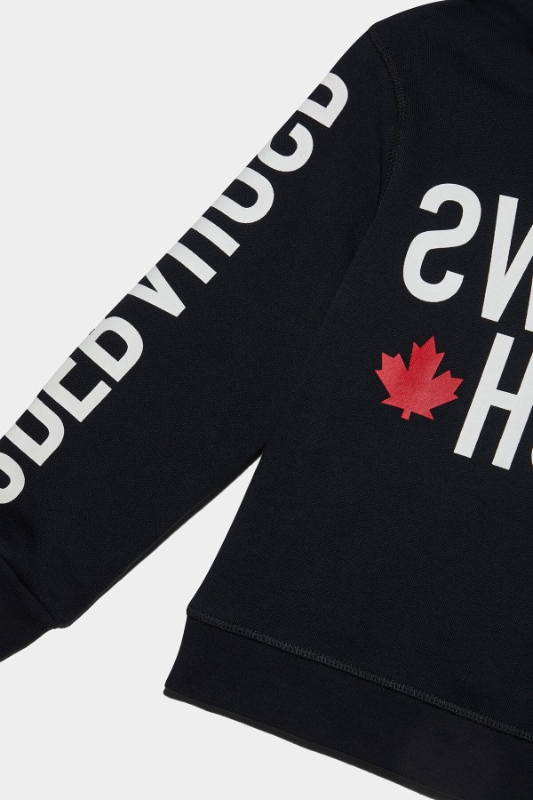 D2Kids Hoodie WHITE/BLACK