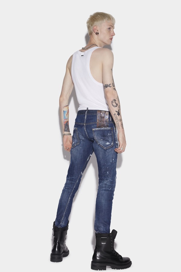 Dark Reveal Wash Sexy Twist Jeans