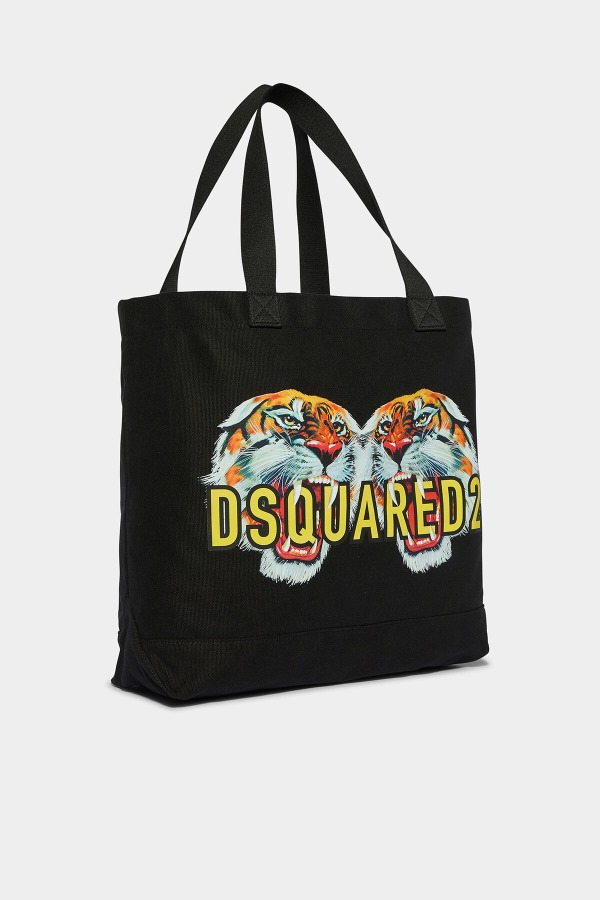 Chinese NY Shopping Bag D2 BLACK