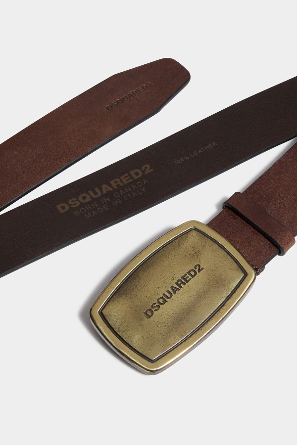 Logo Belt Dsquared2 BROWN