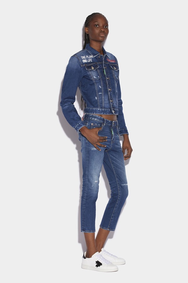 Smiley Partially Organic Cotton Cool Girl Jeans