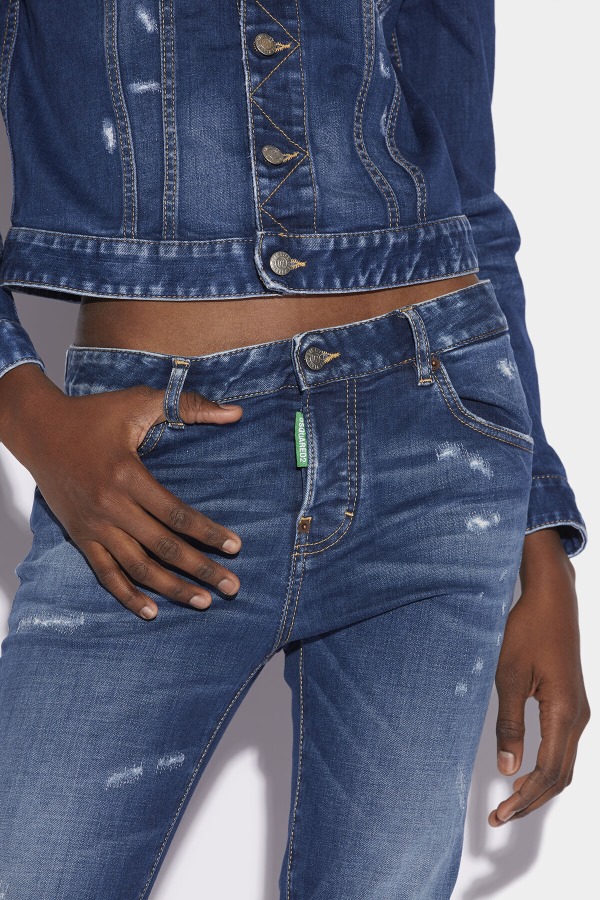 Smiley Partially Organic Cotton Cool Girl Jeans