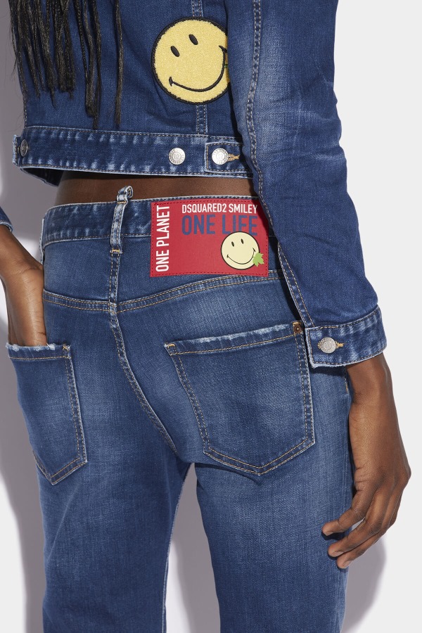 Smiley Partially Organic Cotton Cool Girl Jeans