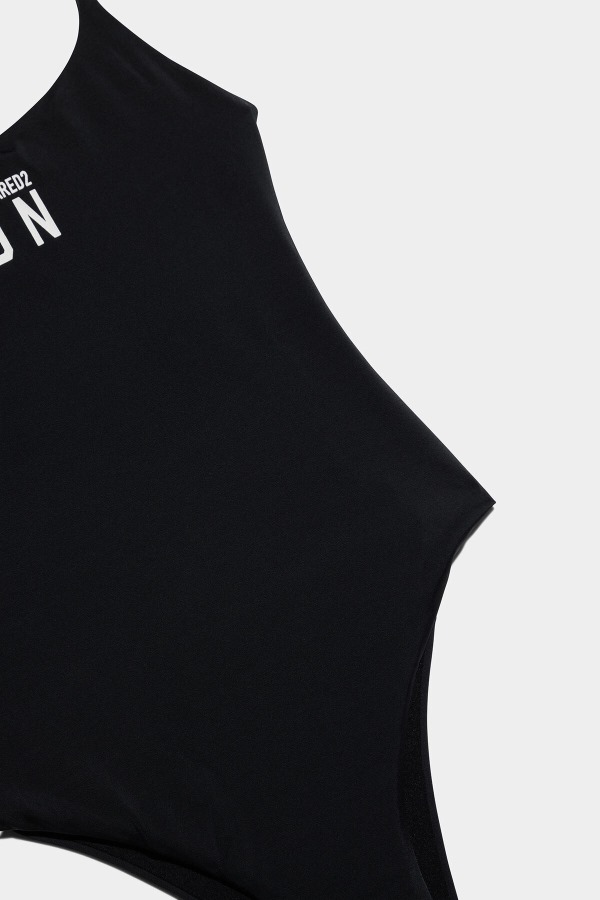 Be Icon One-Piece Swimsuit BLACK/WHITE