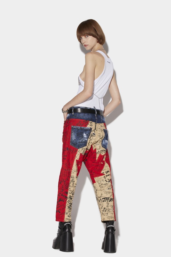 Black Squat Wash Skinny Dan Jeans D2 BLUE