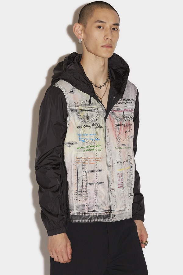 Hood Combo Dan Jean Jacket